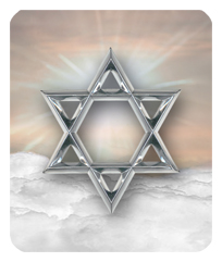 Star of David Bronze-Silver